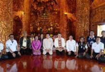 สว.051ร่วมพิธีถวายผ้ากฐินสามัคคี วัดสันป่างิ้วงาม