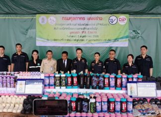 กรมศุลกากรเพิ่มความเข้มงวดตรวจสอบสินค้านำเข้าผิดกฎหมาย จับกุมก๊าซไนตรัสออกไซด์ สินค้าละเมิดเครื่องหมายการค้าและเฮโรอีน มูลค่ากว่า 159 ล้านบาท